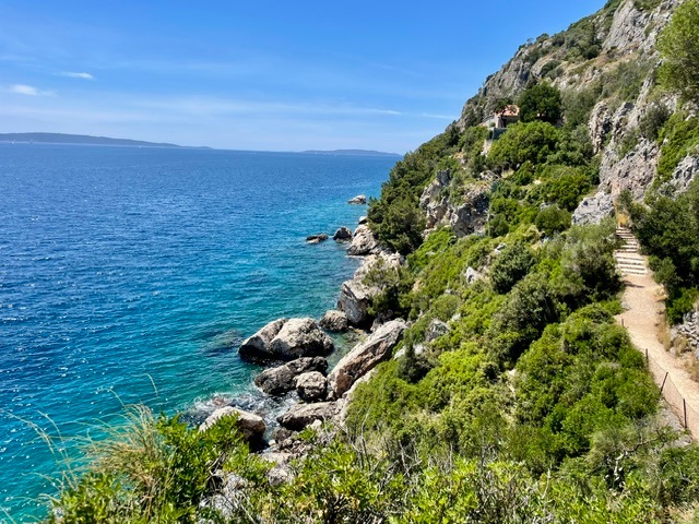 Hiking near Trogir, on the Adriatic