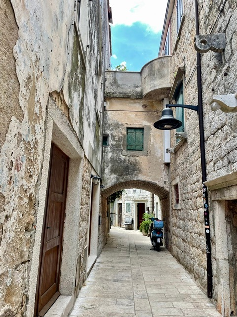 Jesla Old Town on the Dalmatian Island of Hvar in Croatia