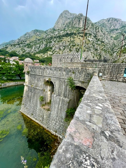 Walls of Historic Old Town of Kotor, Montenegro