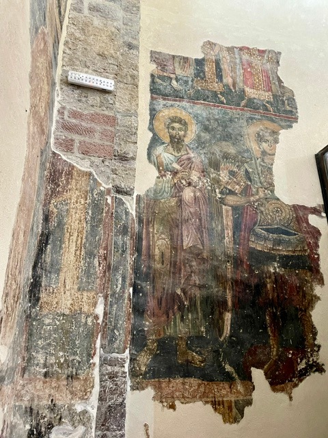 Fresco in Church in Historic Old Town of Kotor, Montenegro