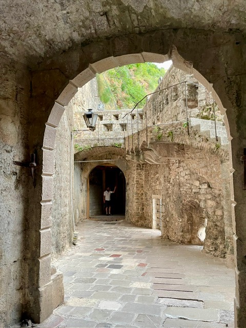 Walls of Historic Old Town of Kotor, Montenegro