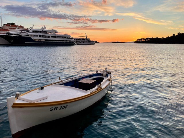 Boats on Mljet, Dalmatian Islands, Croatia.
