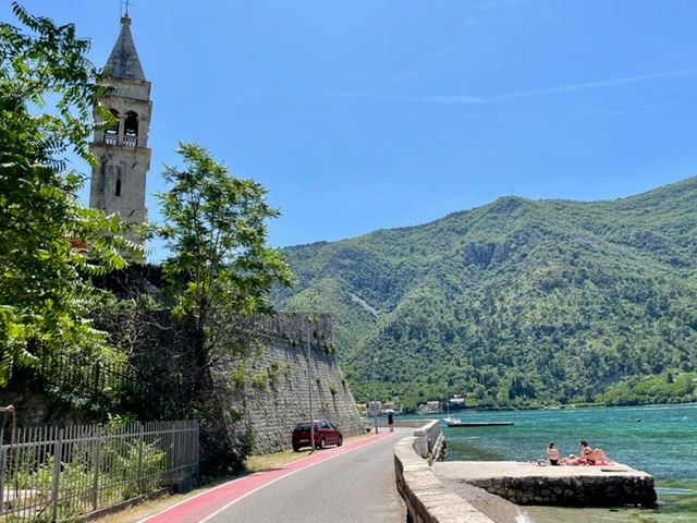 Harbour of Dobrota, Montenegro