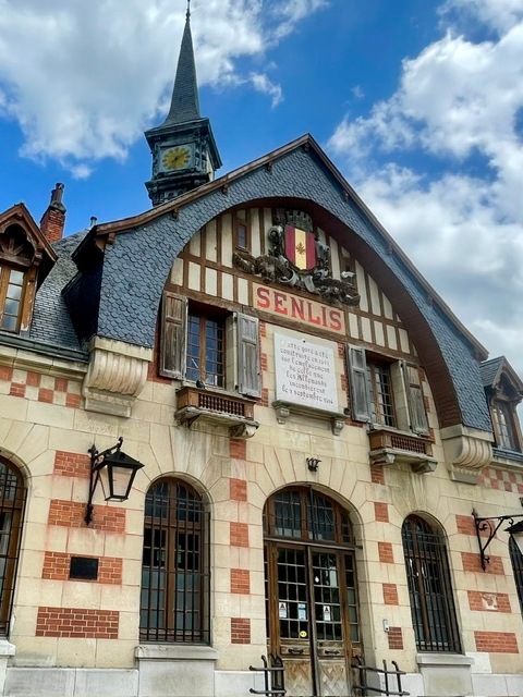 Bus Station (Gare) at Senlis in France
