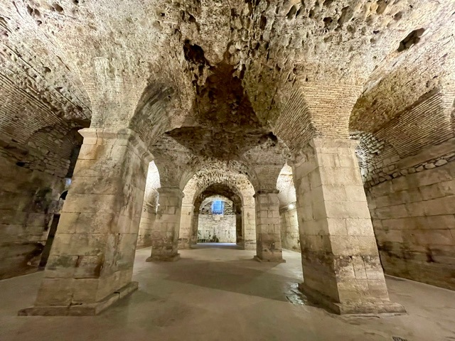 Split, Croatia - Diocletian's Palace underground cellars
