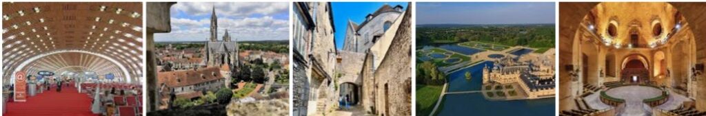 Photo summary of Senlis and Chantilly - castle walls, chateaus, old town streets