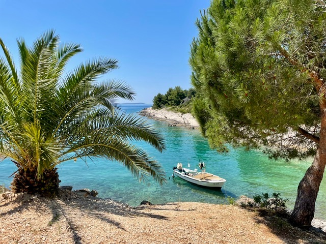 Swimming spot near Trogir, on the Adriatic