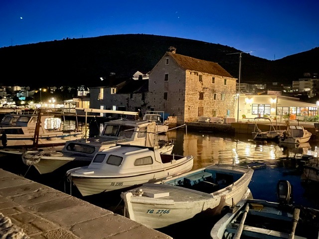 Marina in Trogir, old town on an island in the Adriatic